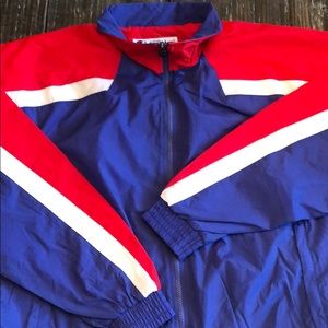 CHAMPION Brand Mens Large USA Color Block Track Jacket New Fast Ship